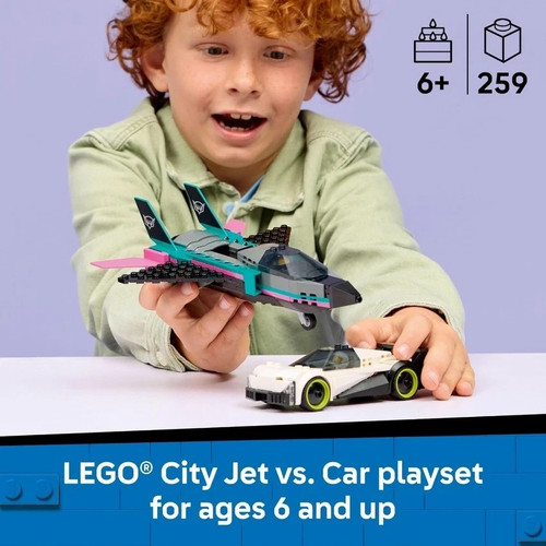 LEGO City Jet vs. Car Building Toy Set 60489 - photo 3