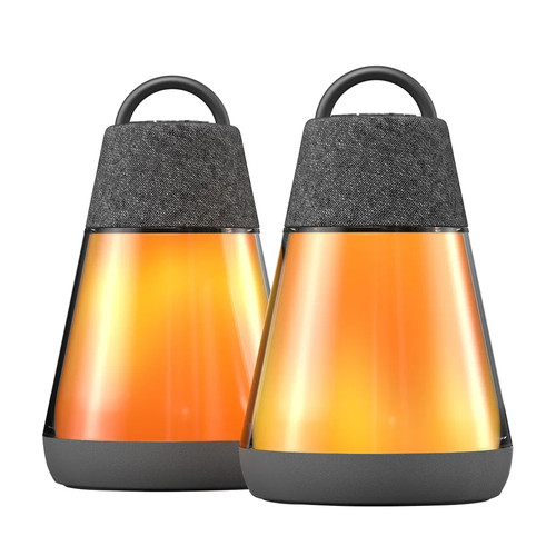 ION Audio Luma Duo Bluetooth Lantern Speaker IPX7 Waterproof