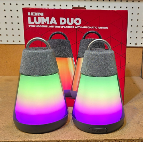 ION Audio Luma Duo Bluetooth Lantern Speaker IPX7 Waterproof - photo 2