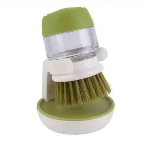Dish Brush With Soap Dispenser Kitchen Scrubber - photo 2