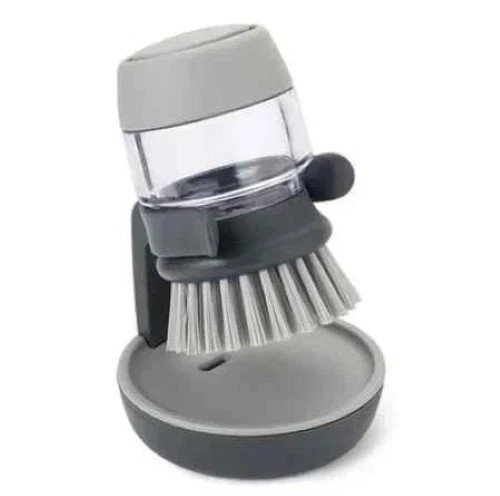 Dish Brush With Soap Dispenser Kitchen Scrubber - photo 4