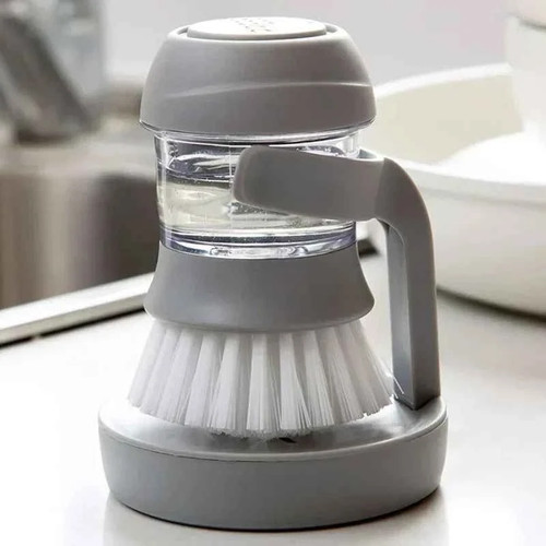 Dish Brush With Soap Dispenser Kitchen Scrubber - photo 5
