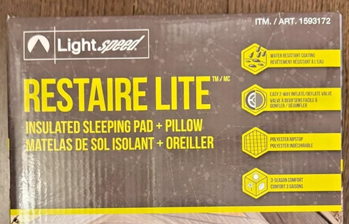 LightSpeed Restaire Lite Insulated Sleeping Pad + Pillow - photo 5