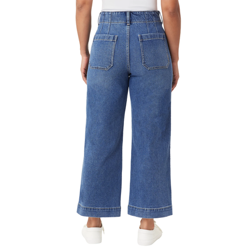 Scotch & Soda Wide Leg Crop Patch Pocket Jeans - photo 4