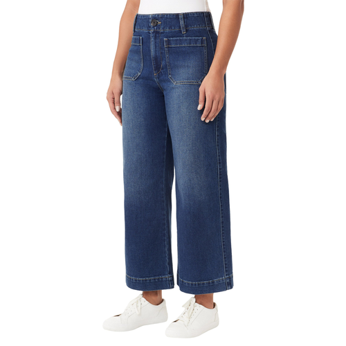 Scotch & Soda Wide Leg Crop Patch Pocket Jeans - photo 5