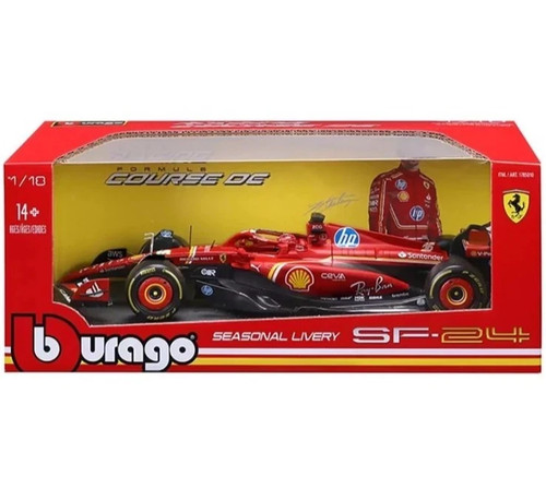 Bburago 1/18 Ferrari SF-24 Charles Leclerc #16 Seasonal Livery - photo 2