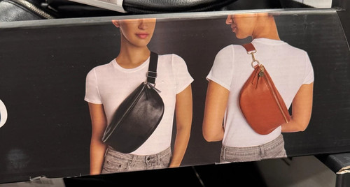 Siriano New York Leather Belt Bag Brown Crossbody Sling - photo 2