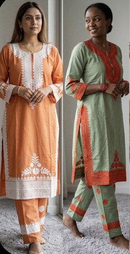 LAKHNAVI KURTA SET - M - LOT 2 SET OR SINGLE - NEW - photo 3
