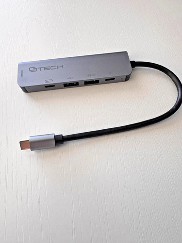CJ TECH USB Type-C 5 Port USB Hub 4K UHD HDTV New - photo 3