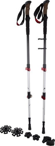 2 pc Lightweight Carbon Hiking Pole Set w/ Carry Bag - New - photo 4