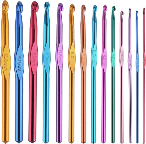 14pc Alumina Crochet Hook Set 2.0-10.0mm - photo 4