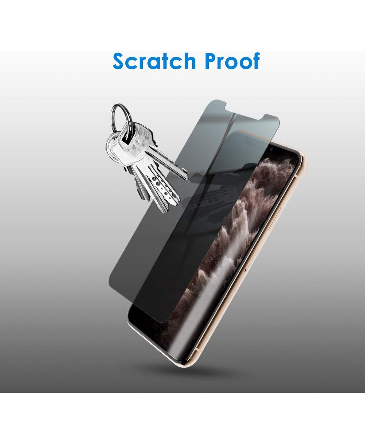 JETech Privacy Screen Protector for iPhone 11 Pro/Xs/X 2-Pack - photo 5
