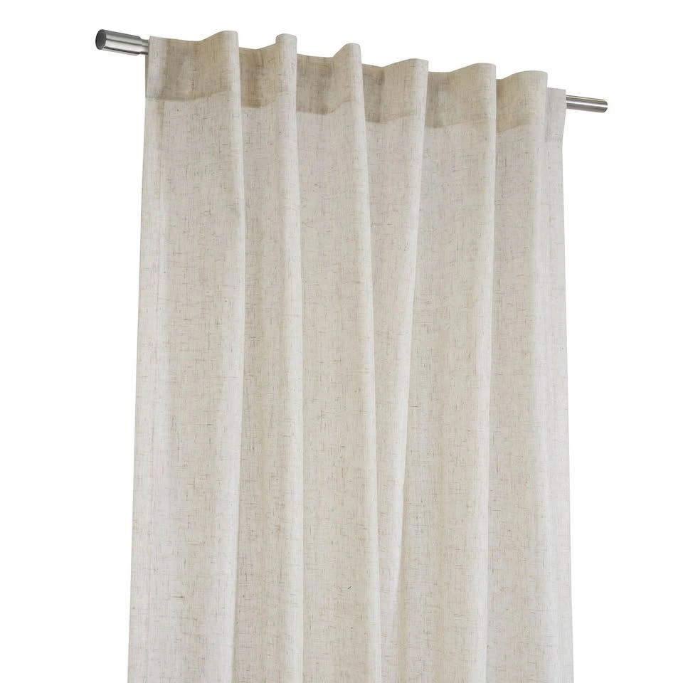 StyleWell 52 x 95" Faux Linen Insulated Sheer Curtains – Set of - photo 3