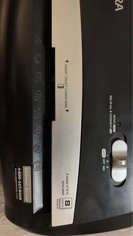Paper shredder - photo 2