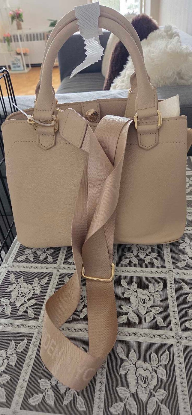 Madden NYC Structured Top-Handle Satchel with Rhinestone Pouch - photo 4