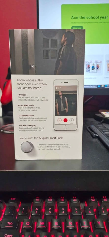 August Doorbell Cam PRO - NIB (2nd Gen) - photo 2