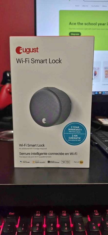 August Wi-Fi Smart Lock - NIB (4th Gen)
