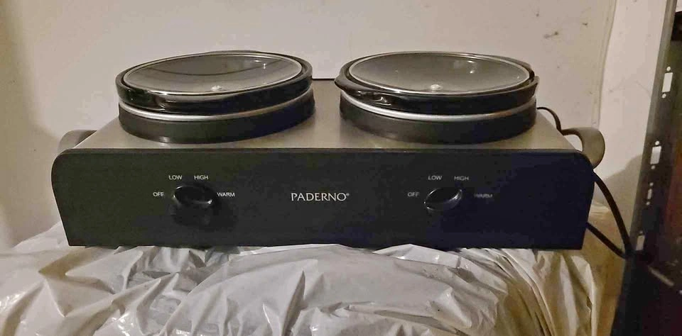 Paderno Double Slow Cooker