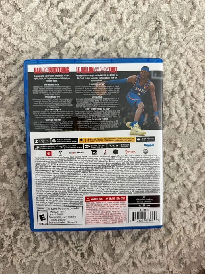 NBA 2K26 PlayStation 5 Video Game - photo 2