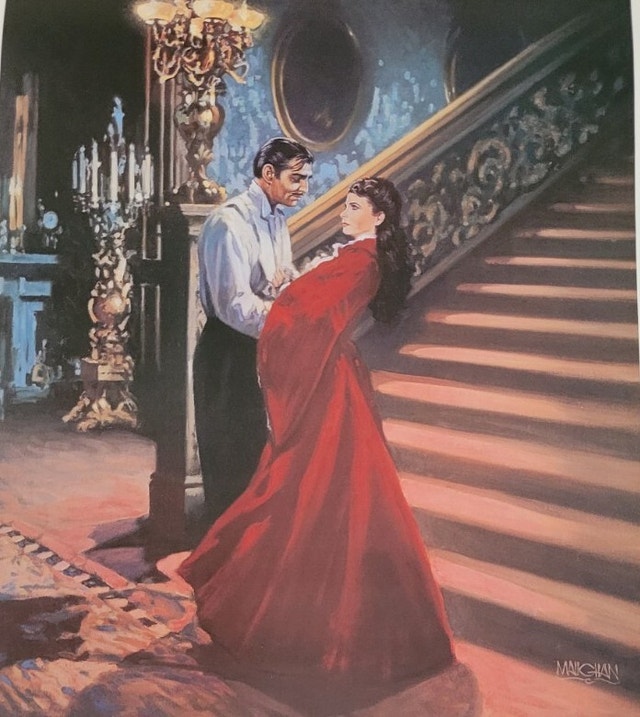 Gone With The Wind Art Print - I Loved You Scarlett 16x20