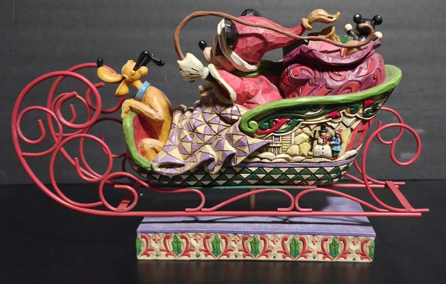 Walt Disney Showcase - Jim Shore - Laughing All the Way Figurine - photo 3