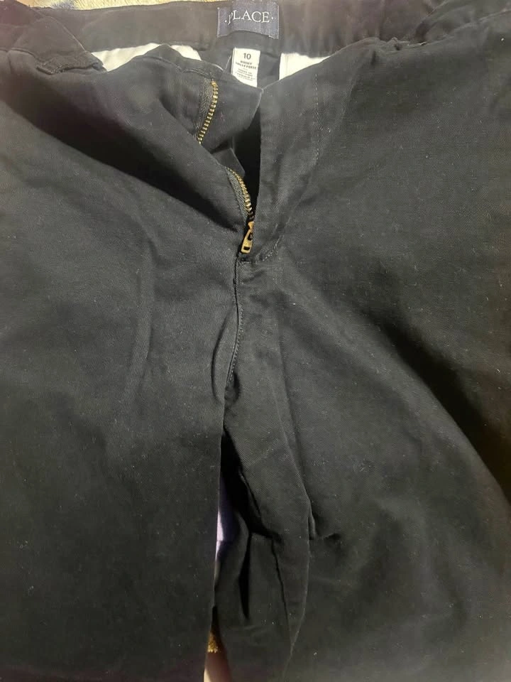 10 husky black trousers
