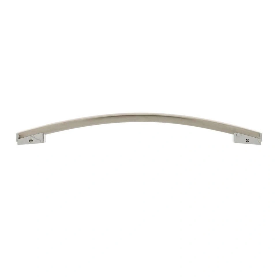 OEM GE Refrigerator Freezer Door Arc Handle - White (WR01L09338)