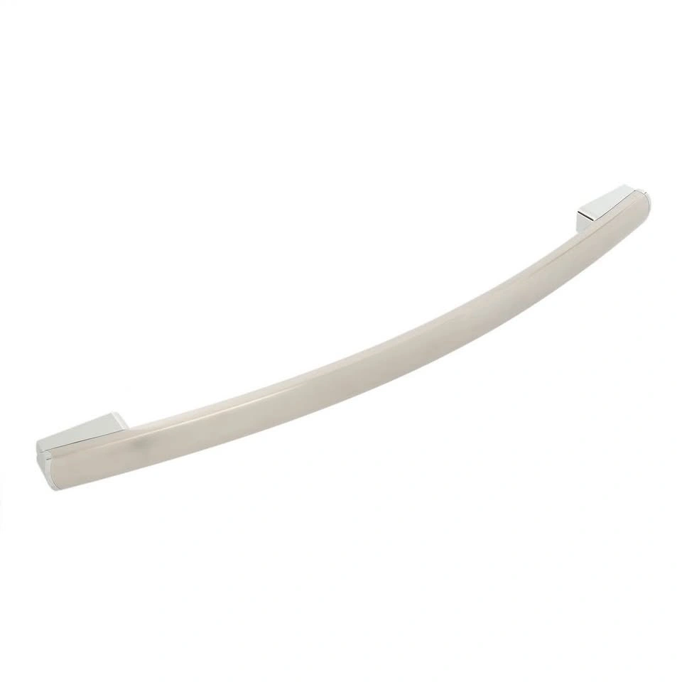 OEM GE Refrigerator Freezer Door Arc Handle - White (WR01L09338) - photo 2