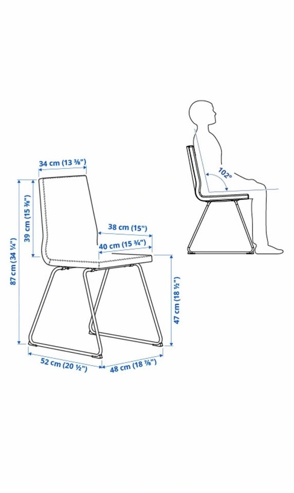 IKEA VOLFGANG Chairs - photo 4