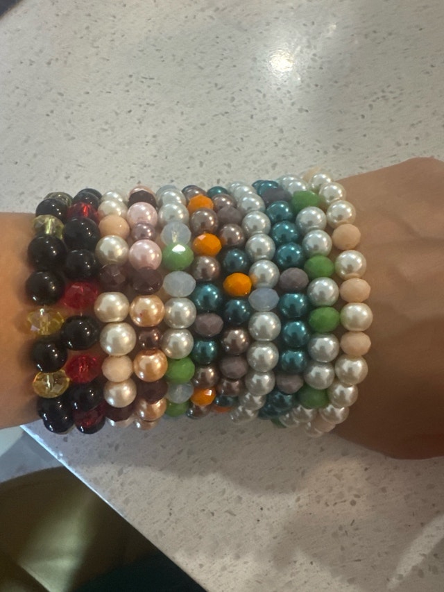 Assorted Beaded Bracelets - Various Colours - photo 3