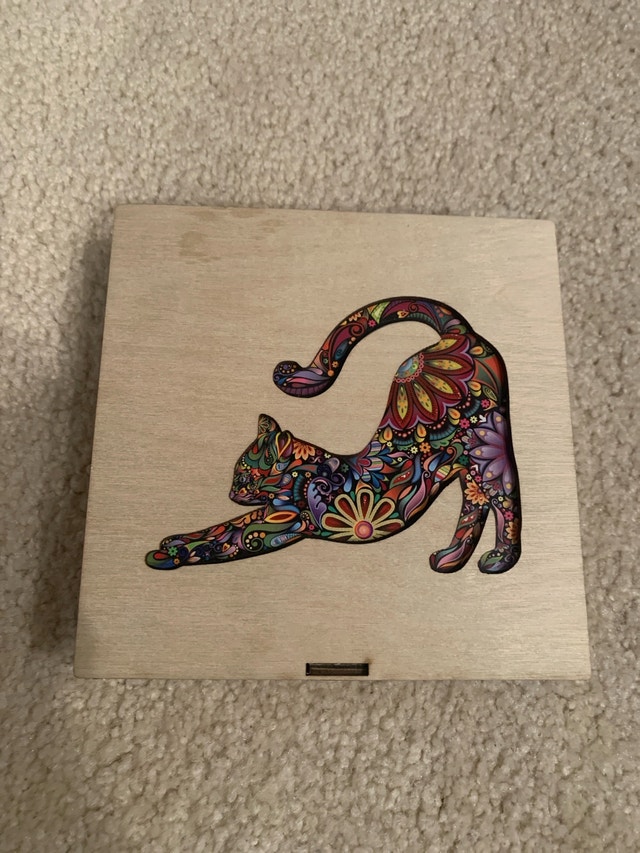 Wooden Cat Puzzle