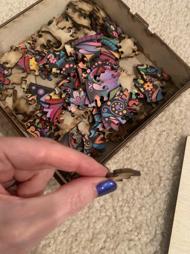 Wooden Cat Puzzle - photo 4