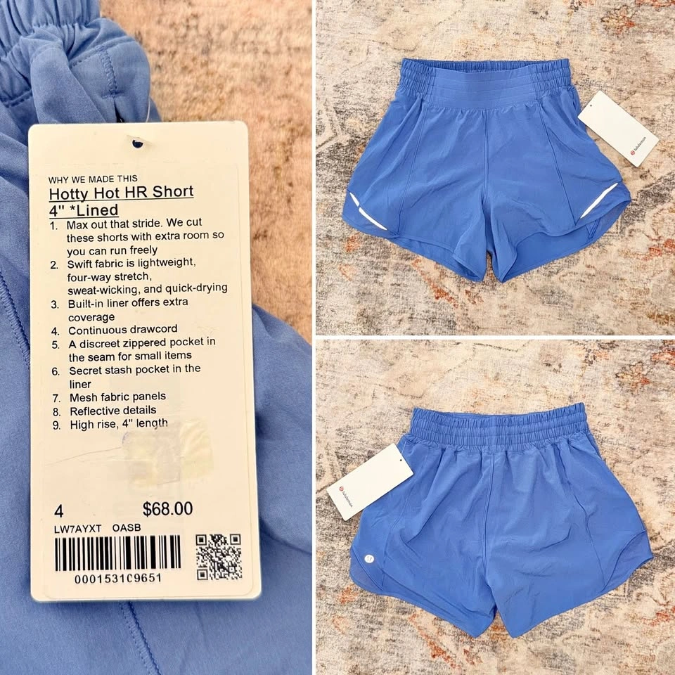 NWT | Lululemon Shorts Bundle: Hotty Hot 5” & Track That 4” - photo 2
