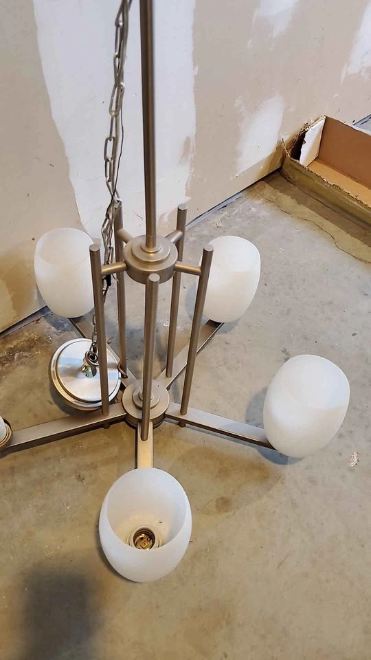 FOR SALE- Pewter chandelier - photo 2