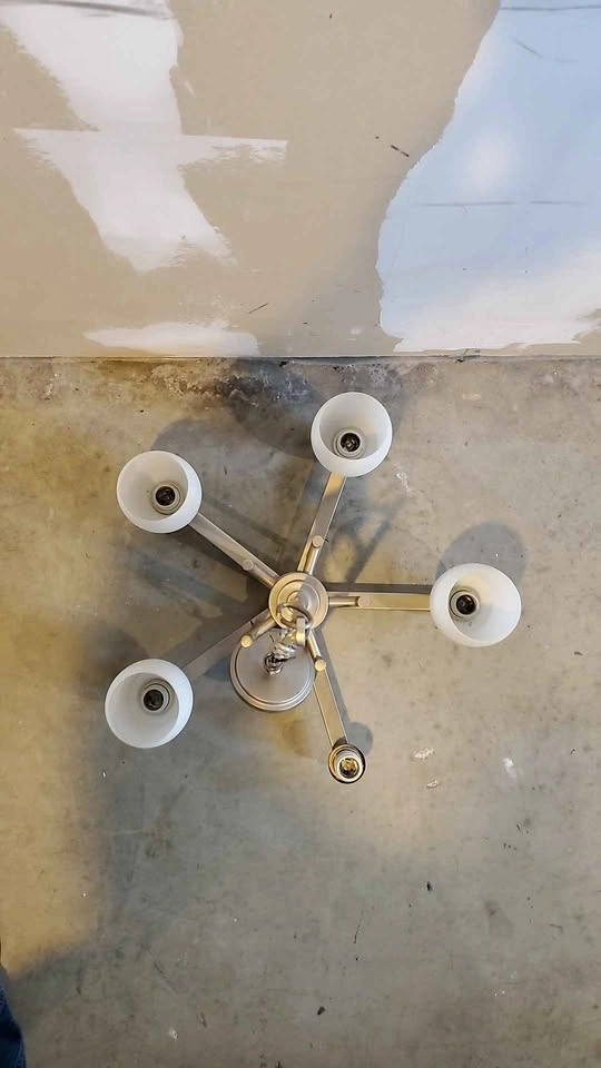 FOR SALE- Pewter chandelier - photo 4