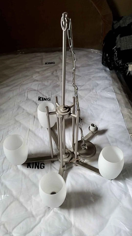 FOR SALE- Stainless steel ceiling chandelier