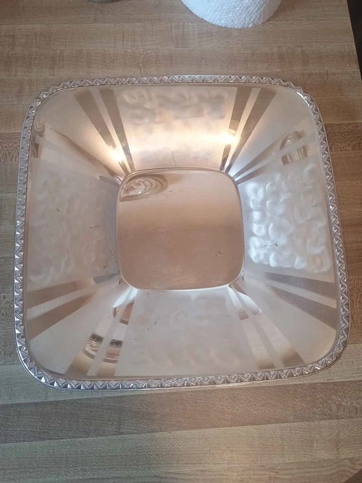 Vintage 1960s Footed Silverplated Trinket Dish MCM Caravelle Ger - photo 2