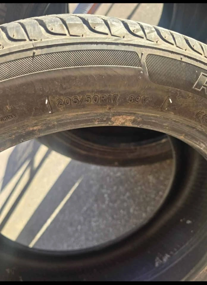 Set of 4 Used Tires - 205/50R17 89V - photo 2