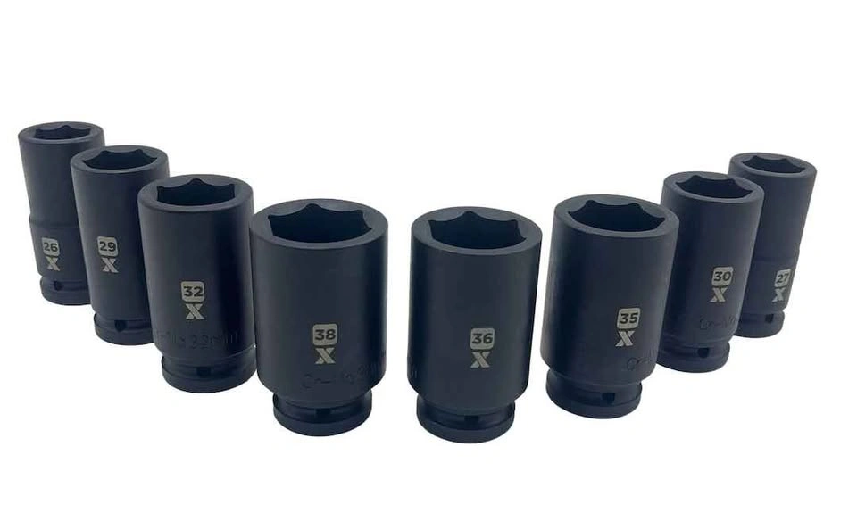 MAXIMUM 8 Piece 3/4" Deep Impact Socket Metric - photo 3