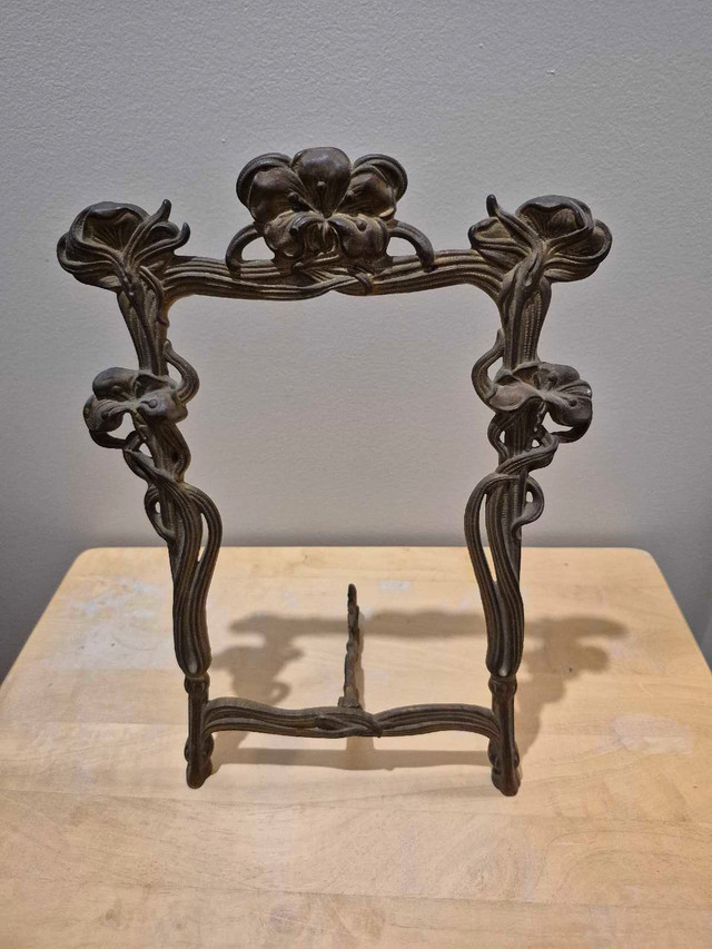 Antique Nouveau Iron Frame