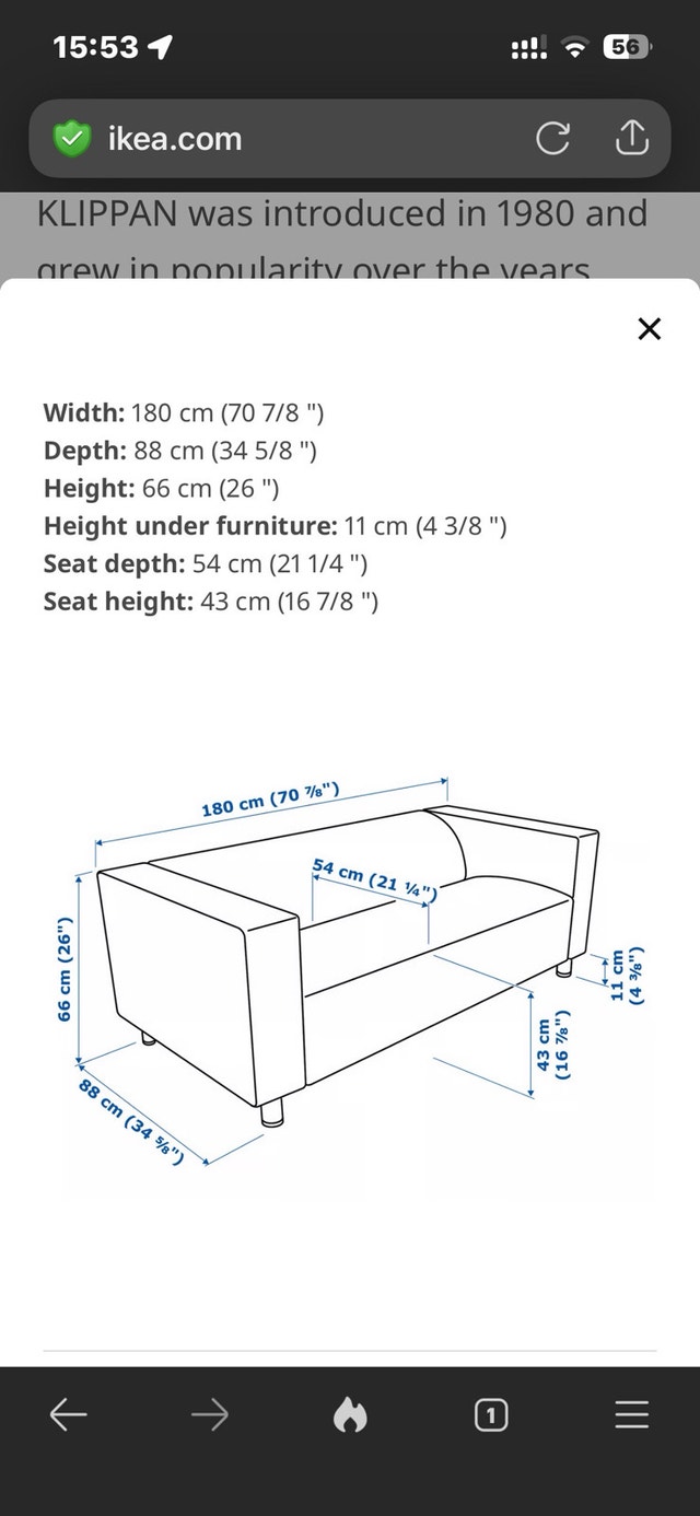 Couch Cover for Ikea Klippan - photo 4