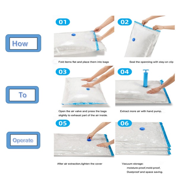 Vacuum Storage Bags 12-Piece Set - photo 4