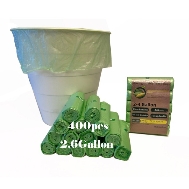 400pcs Biodegradable Garbage Bags