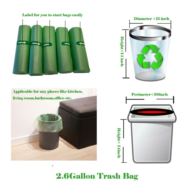 400pcs Biodegradable Garbage Bags - photo 4