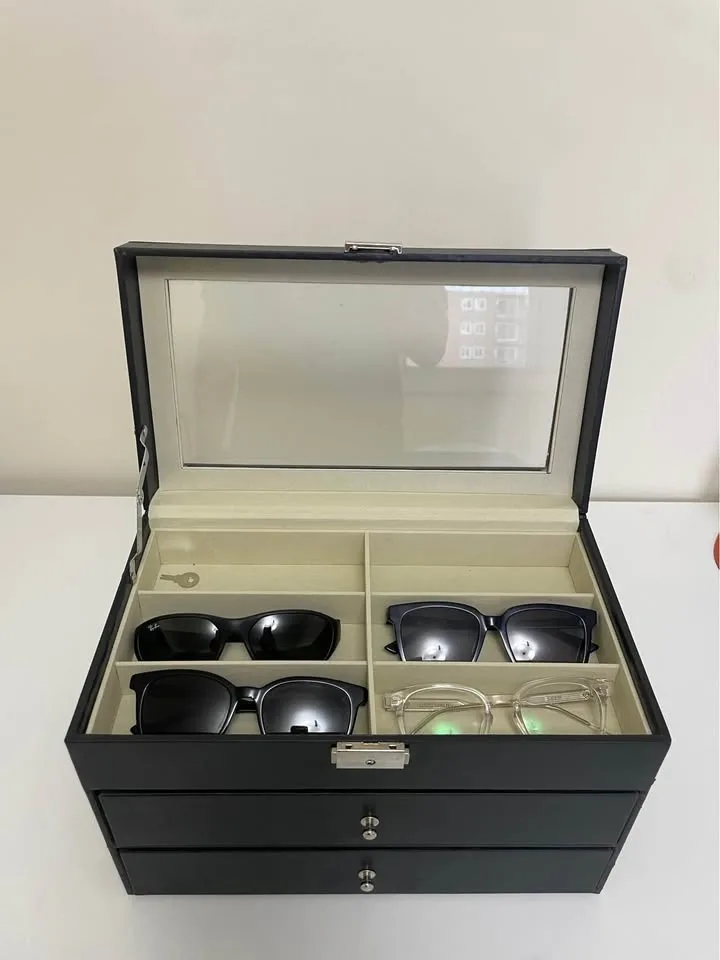 Sunglasses & Eyeglasses Storage Organizer – Holds 18 Pairs - photo 4