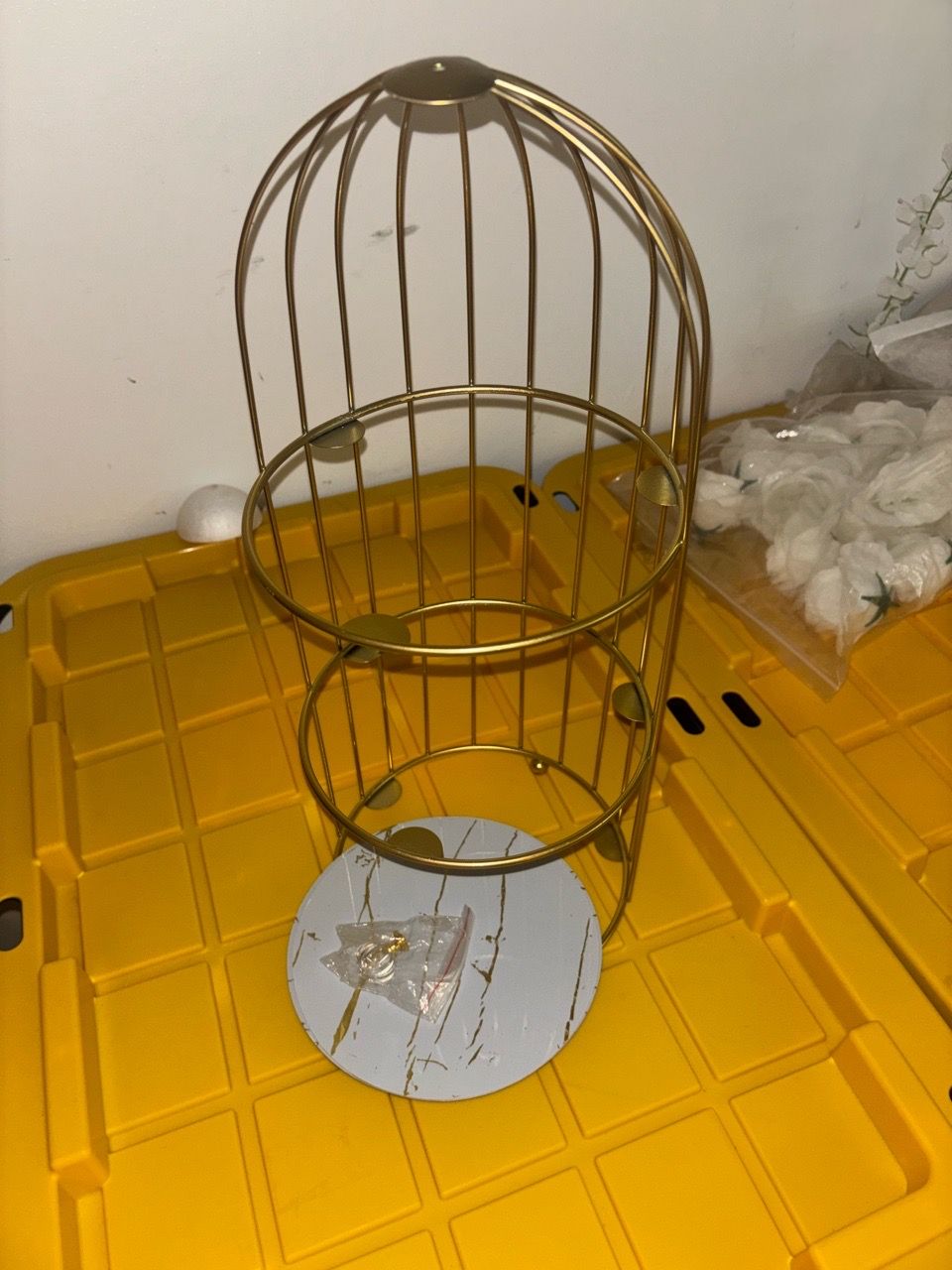 NEW 3-Tier Tabletop Gold Treat Stand - photo 2