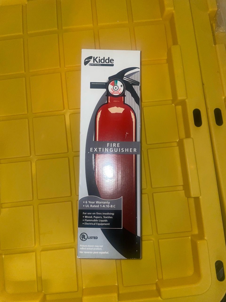 Kidde Fire Extinguisher 1-A:10-B:C - photo 2