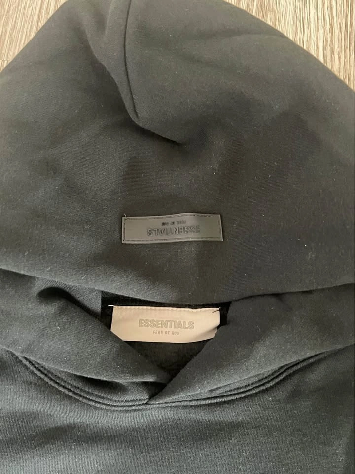 Essentials Fear of God Black Hoodie - photo 3