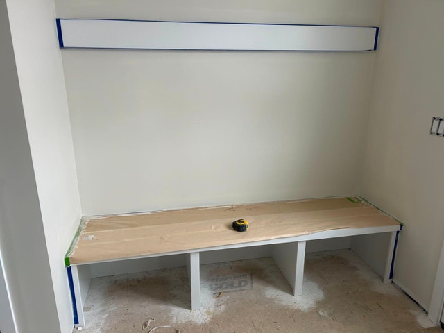 Installer of Custom Bench, Shelves,and Storage
