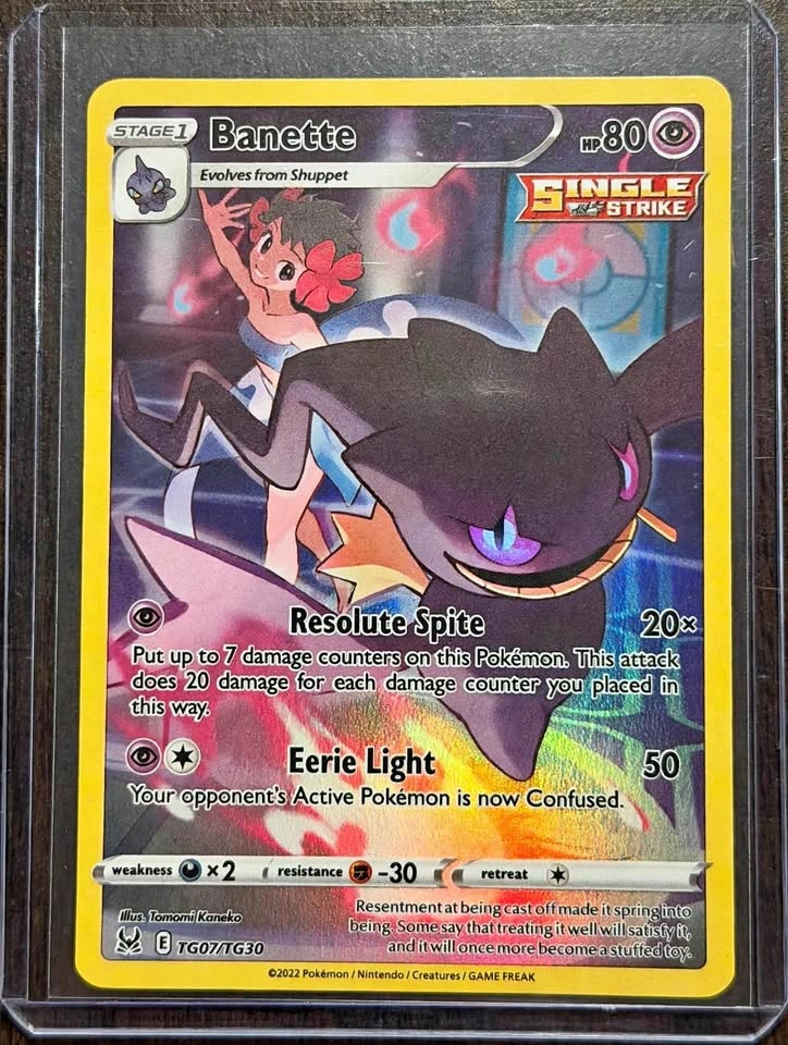 Banette TG07/TG30 - Lost Origin Trainer Gallery Holo Rare
